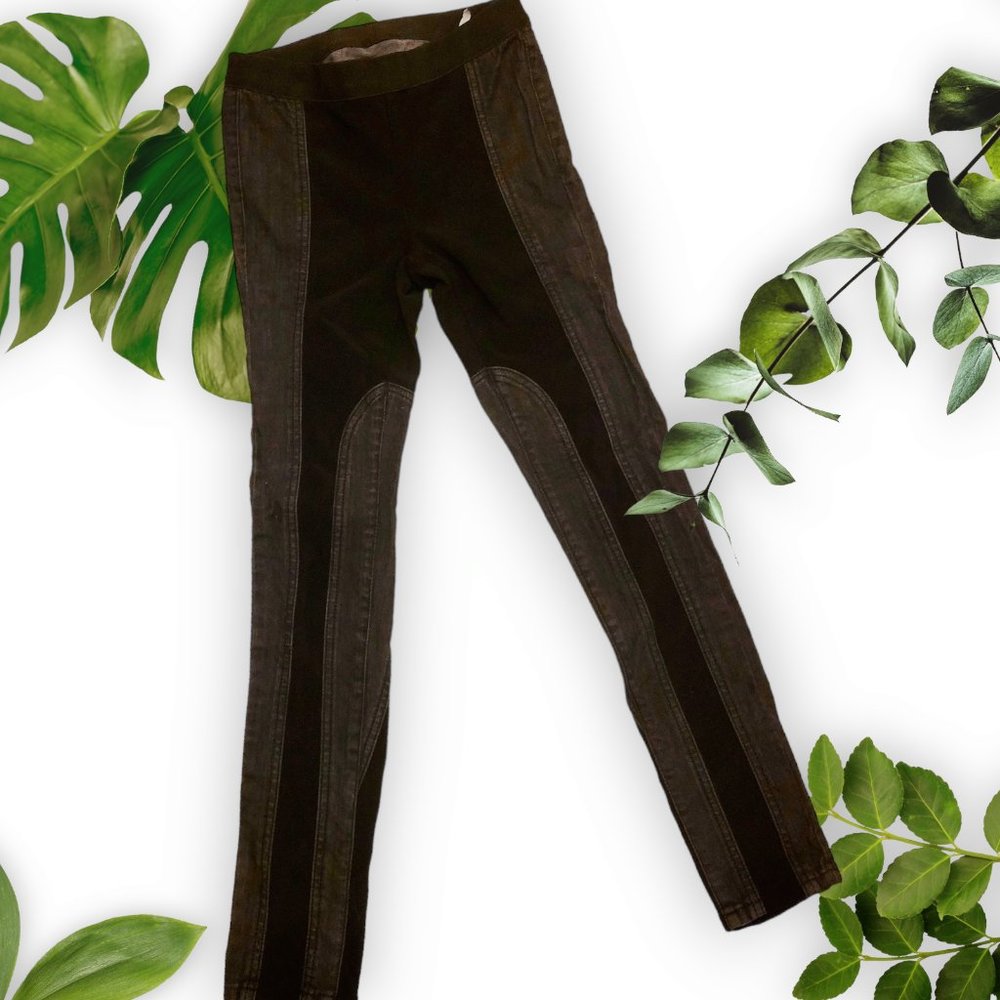 BCBG Max Azria Jean/Stretch Legging - Grey and Black sz XS